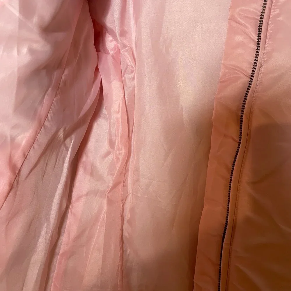 Vintage Junior's Winter Coat 1 Madison Medium M Pink 90's 2000's Puffer Jacket - Picture 8 of 8